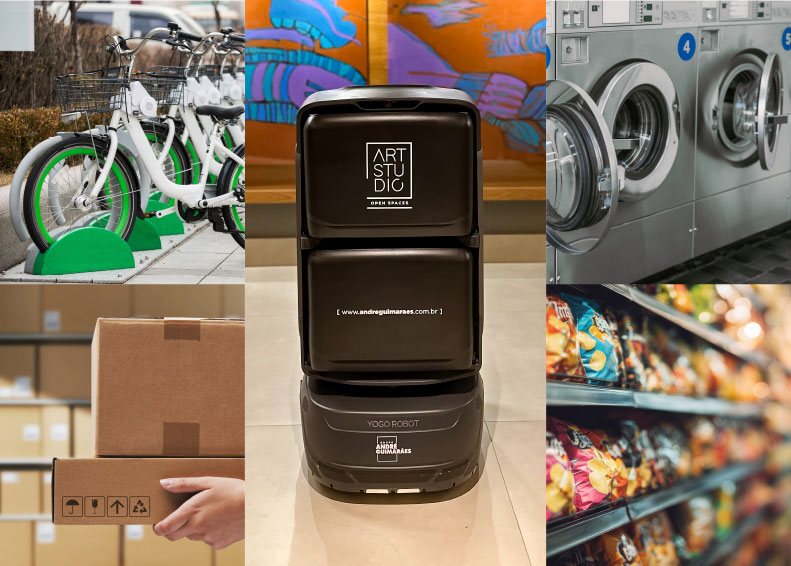 Robô delivery do Art Studio Armação